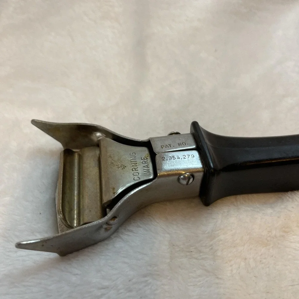 Corning Ware Detachable Pot Pan Handle Black Silver P-10-HG 2954279‎